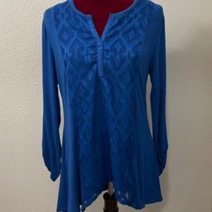 Ladies RXB Tunic Blouse - Blue - Size M